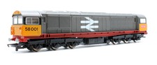 HORNBY 'OO' GAUGE R250 RAILFREIGHT GREY CLASS 58 #58001 DIESEL LOCO *DCC FITTED