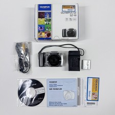 Olympus SZ-10 Digital Camera 14MP 18X Zoom HD Video w/ Box Battery EXCELLENT
