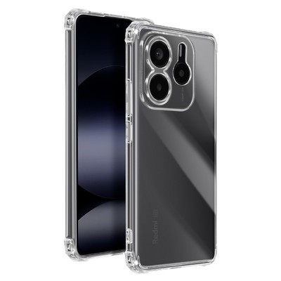 Custodia Trasparente Con Glitter Per Xiaomi Redmi Note 15 5G, Protezione Obiettivo Inclusa, Antiurto E Leggera, Ideale Per Ragazze