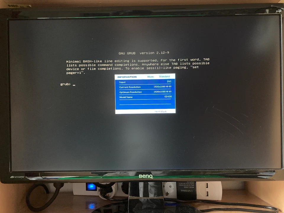 Bildschirm 24 Zoll BenQ G2450 LCD Monitor GL240-B, senseye™ 3, 1920x1080 DVI VGA - Bild 3 von 4