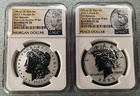 2023 S SILVER REVERSE PROOF MORGAN & PEACE  DOLLAR SET PF70- FIRST RELEASES