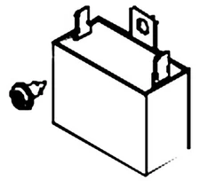 Aprilaire 5459 8 MFD Fan Run Capacitor for Model 1830 Dehumidifiers (450V)