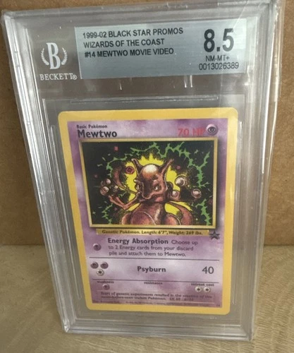 Mewtwo Black Star Promo - Wizards of the Coast – BGS 8.5 - (PSA/CGC)