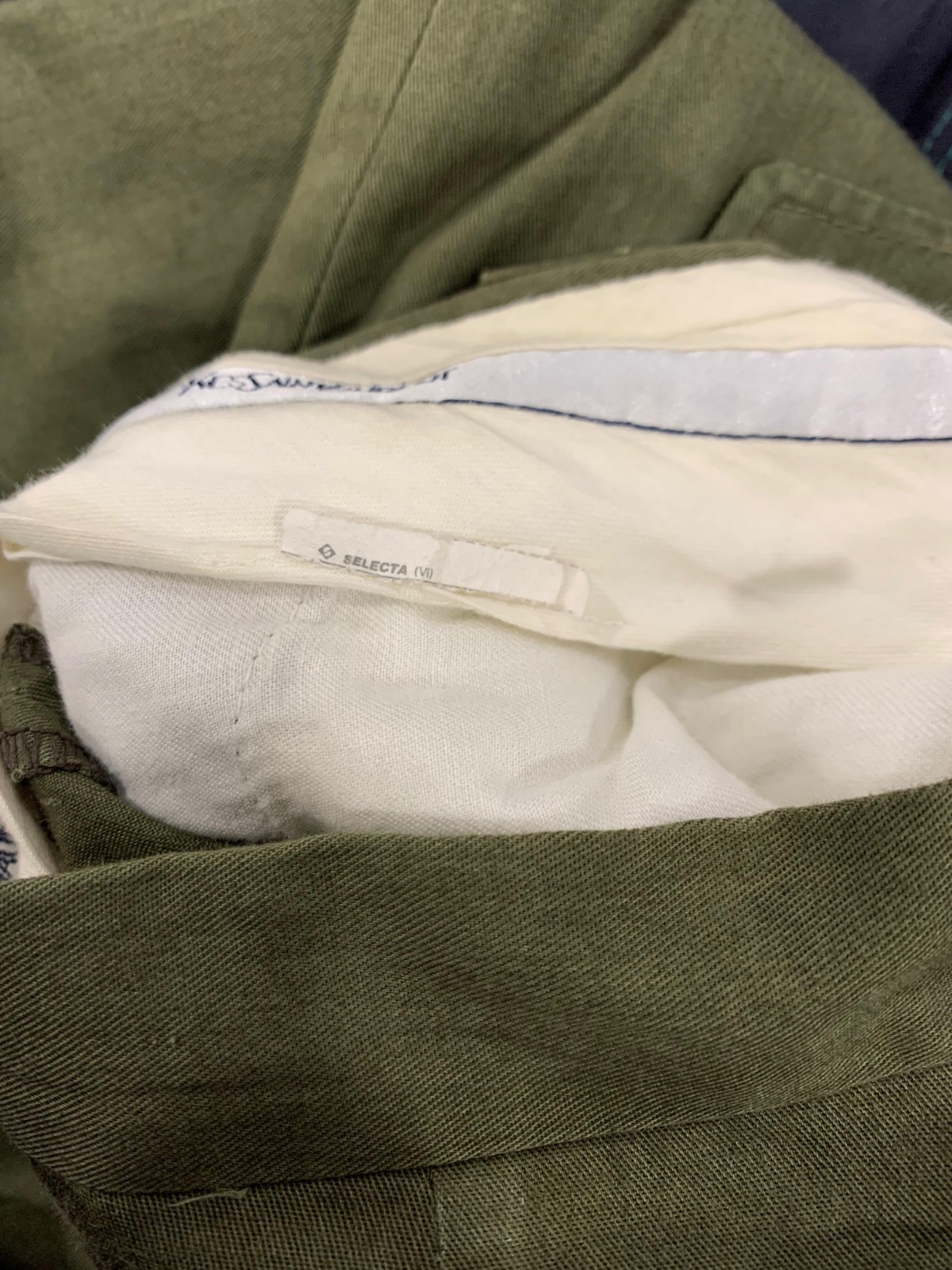 Yves Saint Laurent YSL Vintage Green Pleated Trousers Men’s 36x28 Classic Fit#P thumbnail 7