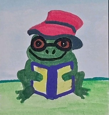 ACEO Original Art Painting SIGNED By GAT 