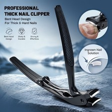 Toenail Clippers for Seniors,Long Handled Curved Head Toe Nail Clipper Upgraded