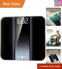 Digital Bathroom Scale for Body Weight with High Precision, Clear LED Backlig...