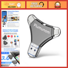 64GB USB Flash Drive iPhone Photo Storage, iOS/Android/PC Compatible, No App Nee