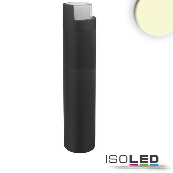 Isoled Led Wegeleuchte Poller-6, 70Cm, 6W, Sandschwarz, Warmweiß-image
