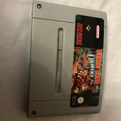Super Nintendo Snes Donkey Kong Country PAL Original - Photo 1/2