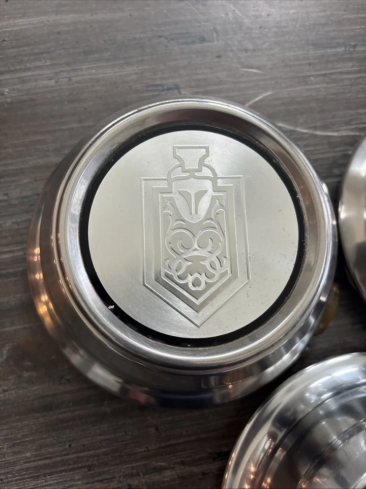 Juego de 3 bujes centrales de acero inoxidable chevrolet monte carlo años 70 nuevos de stock Foto 2 de 4