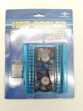 Vantec Aluminum HDD Cooler Hard Disk Drive Cooler 4 Pin Twin Fan