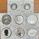 Lot of Canadian Silver Dollars & Half Dollar Including Reverse Proof $1 $2 $5 $8 — photo 1