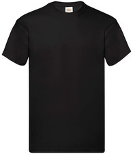 Fruit of the Loom Original SS12 T-Shirt 5 Pack | Mens Plain Cotton Workwear Tee