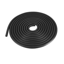 Foam Rubber Seal Weather Strip 10mm Diameter 3 Meters Black