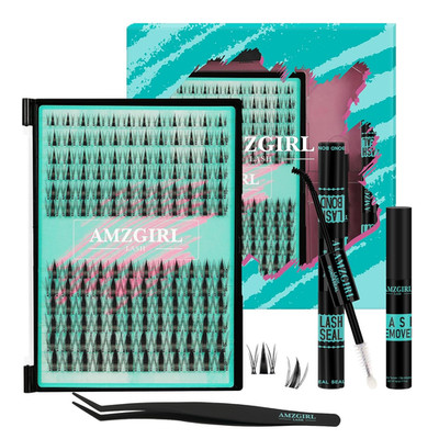 Manga Lash Clusters Kit 144PCS Fairy Eyelash Extension Kit with Lash Bond and Se