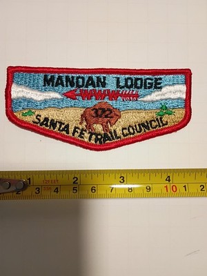 Vintage Boy Scout OA Mandan Lodge 372 Flap Patch