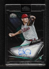 2021 Topps Chrome Black Green Refractor 1/99 Spencer Howard #CBA-SHO Auto ni4