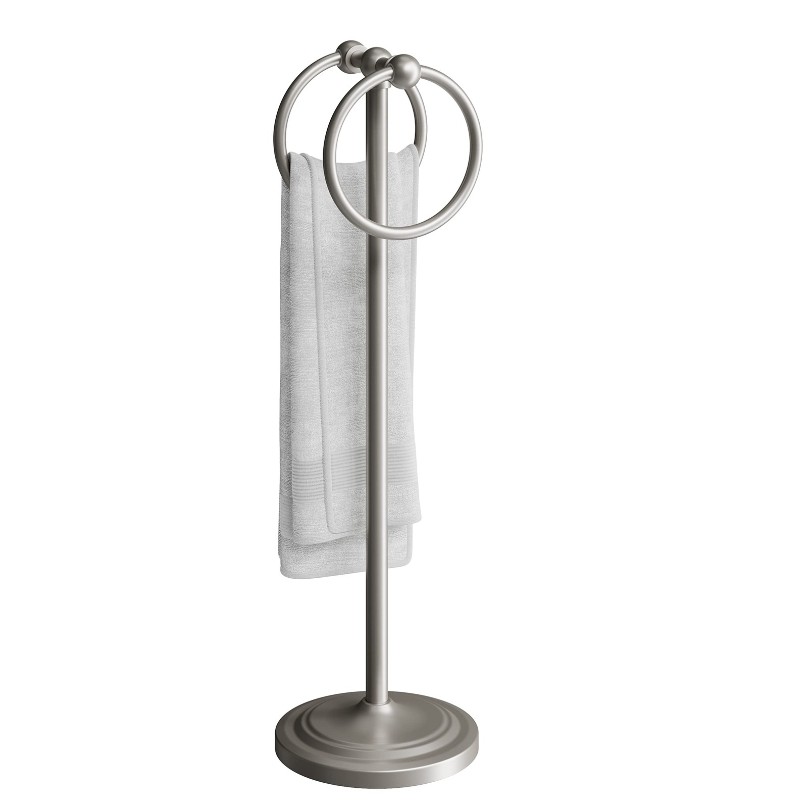 Holder Stand Hand Towel Ring For Bathroom Or Kitchen Vanity 