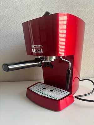 Gaggia Espresso Color Coffee Machine Model 12700 - Red - NEW/*MISSING Lid/READ*