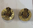 Vintage Signed Arthur Pepper Mode Art Starburst Clip-On Earrings. Faux Pearl — photo 3