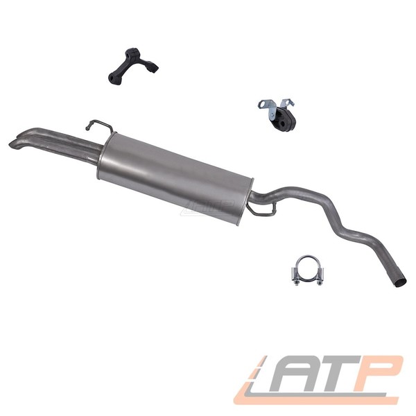 EndschalldÄMpfer SchalldÄMpfer FÜR VW Bora 1J +Variant 1.4 1.6 1.9 SDI-image