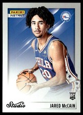 2024-25 Jared McCain Panini Instant Rookie NBA Studio #STU-29