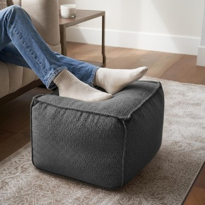 ZICOTO Beautiful Boucle Pouf Ottoman and Foot Rest - Elevate Your Living Room De