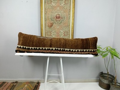 LONG BOLSTER PILLOW TURKISH RUG PILLOW LONG BED PILLOW LONG LUMBAR PILLOW DECOR