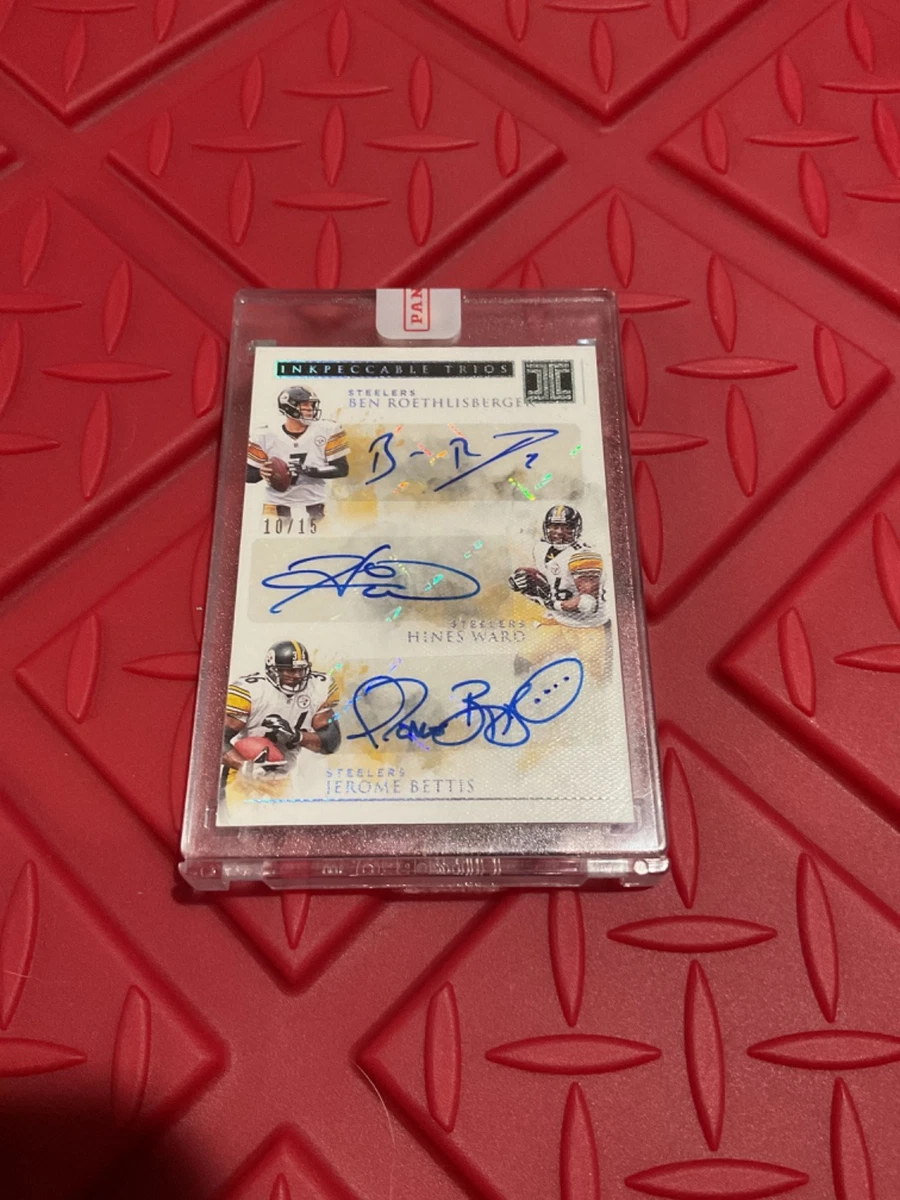 Panini Ben Roethlisberger Football Autographed Sports Trading