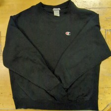 Champion Reverse Weave Sweatshirt Black Size L