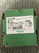 Schneider Electric Contactor, TeSys Deca-18A-10HP-480VAC, 3 phase MODEL-LC1D18M7