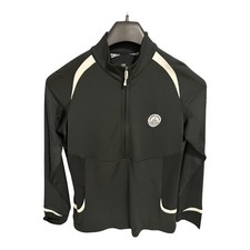Under Armour Womens 1/2 Zip Jacket Size Large Olympia Fields CC Black