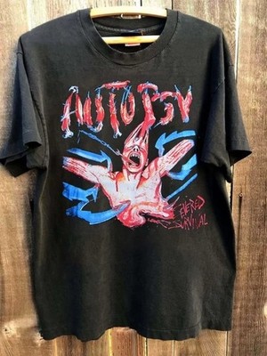 Autopsy band Severed Survival 90s Black Unisex T shirt Retro style S-5XL