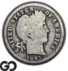 1897-O Barber Dime, Key New Orleans Issue