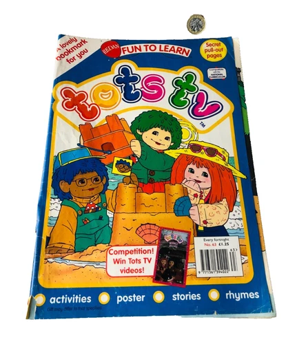 Magazine Tots TV Mag Number 63 Vintage ncb
