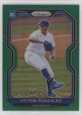 2021 Panini Prizm Green Prizm Victor Gonzalez #17 0hk3
