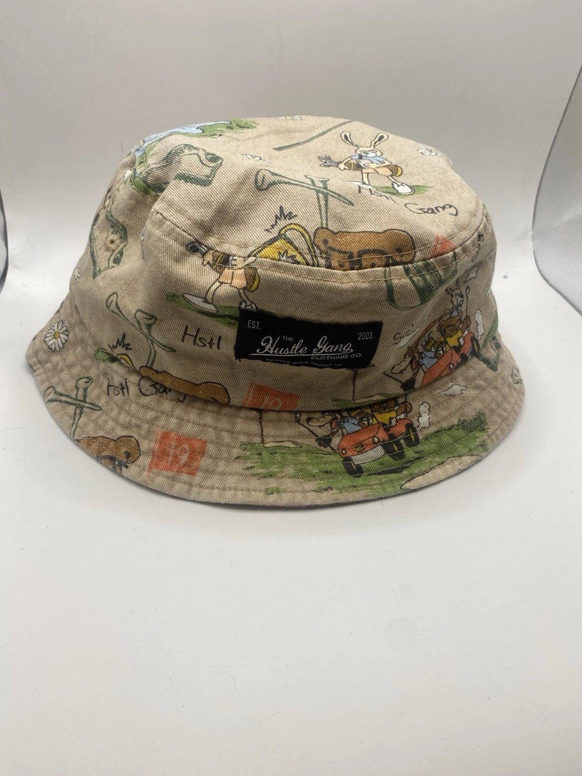 Hustle Gang Bucket Hat Golf Themed