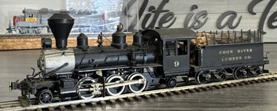 #ad #ad Pacific Fast Mail HO Brass Prairie 2 6 2 Coon River Lumber Co. #9 Used amp; DNR $399.97