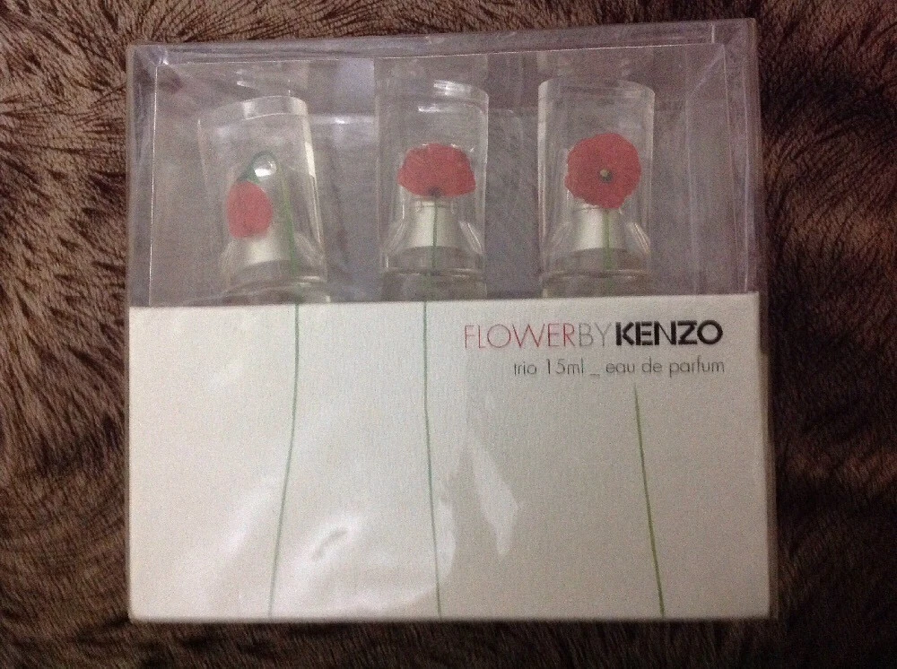 Flower By Kenzo Eau De Parfum 3 Miniatures Coffret Set 3. BRAND