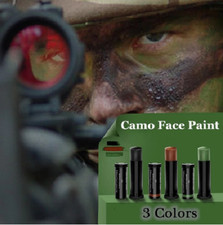 3 Colors Outdoor Military Face Paint Camping Combat Training Camo Face Oil Sets