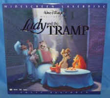 Disney's Lady And The Tramp 1955 Walt Disney Home Video Laserdisc Widescreen