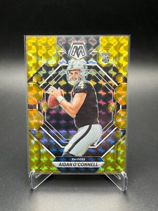 2023 Panini Mosaic - Aidan O'Connell - Rookies Reactive Yellow Prizm #281