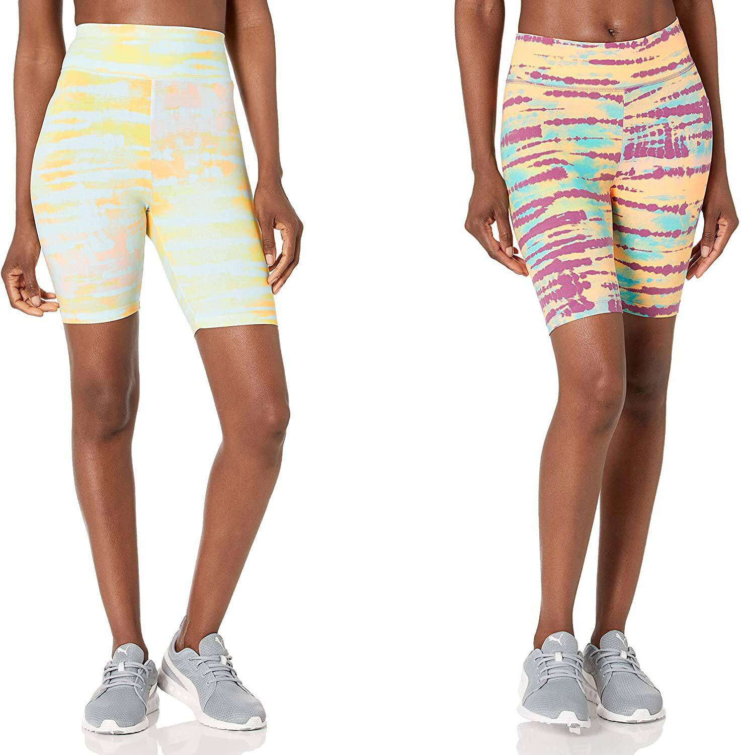 PUMA Women's Tie-Dye Short Tights | eBay