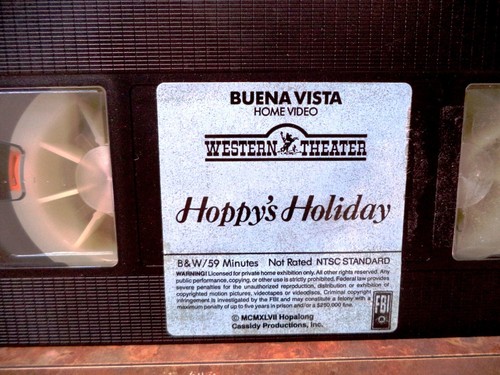 HOPPY'S HOLIDAY (VHS 1985) William Boyd, Andy Clyde, Rand Brooks, Andrew Tombes - Picture 2 of 4