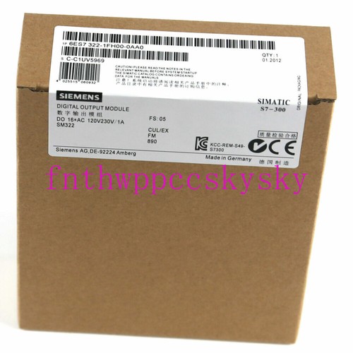 1PCS Unopened Brand New Siemens 6ES7322-1FH00-0AA0 6ES7 322-1FH00-0AA0 - Picture 2 of 4