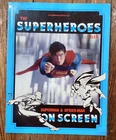 VINTAGE SPIDER-MAN SUPERMAN THE SUPERHEROES FILES ON SCREEN TPB BOOK 1986 66 PG