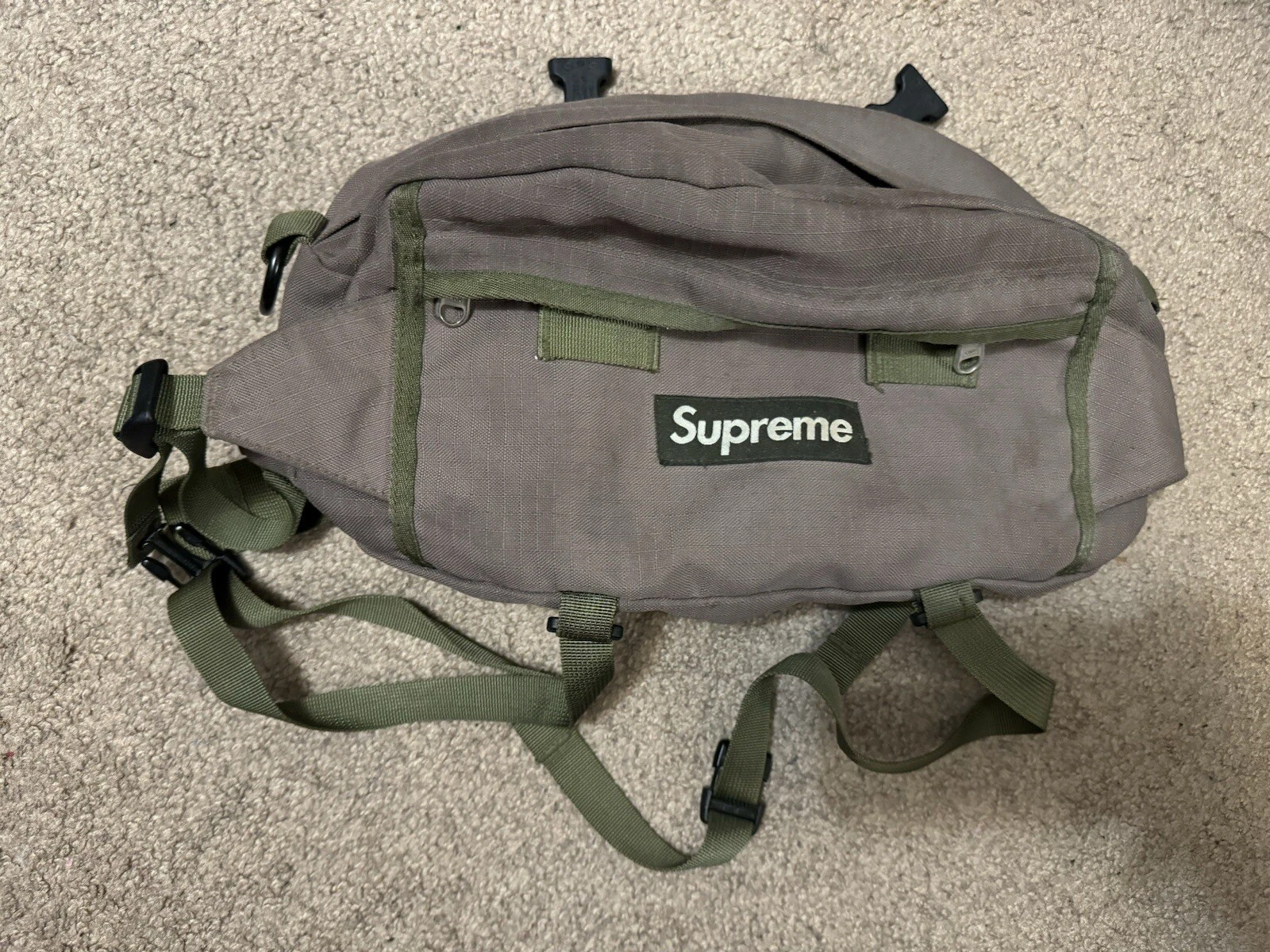 Supreme Forest Vert Grand Sac Taille/Pack Fanny