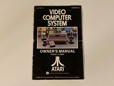 Atari CX2600 Owners Manual Video Computer System 1978