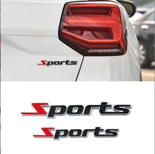 Rear Trunk Emblem Badge Decal Sports Car Accessories Graphic 3D Stickers 2023